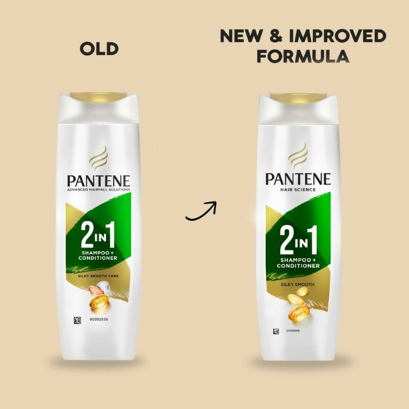 Pantene 2 In 1 Silky Smooth Care Shampoo + Conditioner 