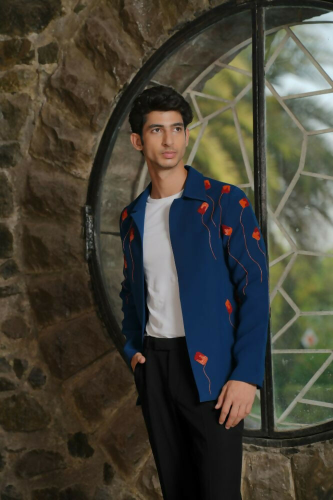Torque Teal Blue Shacket by Hilo Design  Grab2Buy Hilo Design Grab2Buy