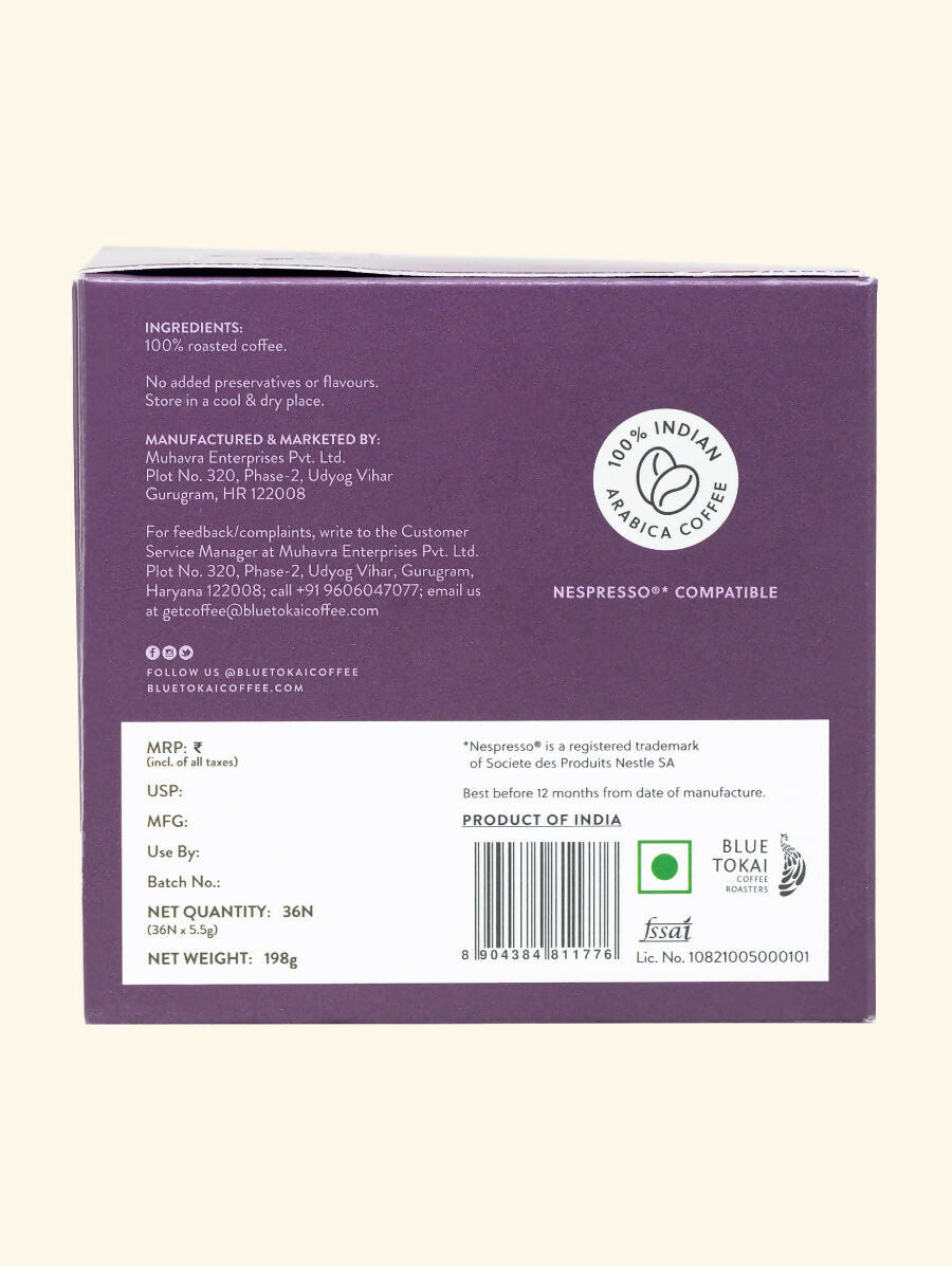 Blue Tokai Silver Oak Blend Coffee Capsules - Grab2buy