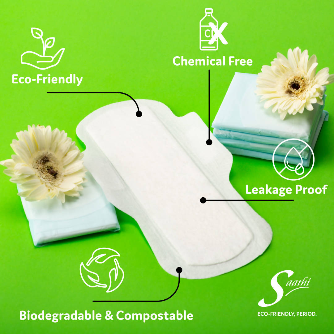 Saathi Bamboo Fiber Sanitary Napkins Panty Liner Pack