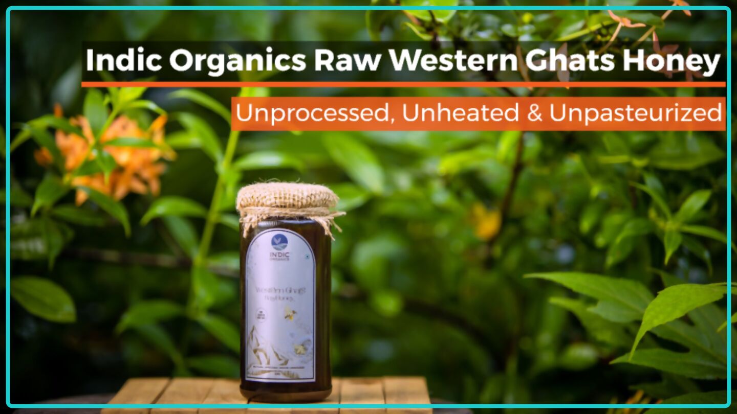 Indic Organics Small Stingless Bee Raw Honey from Western Ghats - Grab2buy