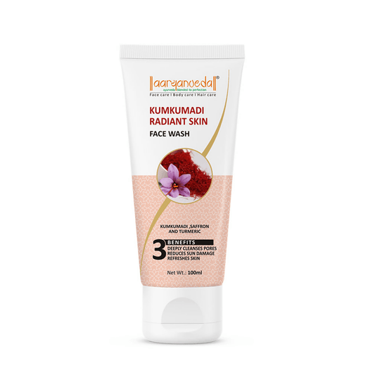 Aaryanveda Kumkumadi Radiant Skin Face Wash 