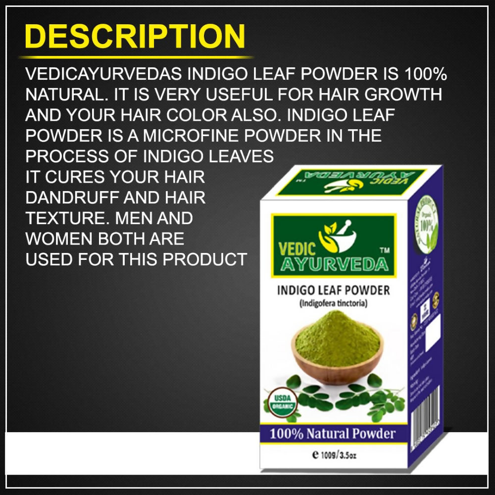 VedicAyurveda Indigo Leaf Powder  Grab2Buy VedicAyurveda Grab2Buy