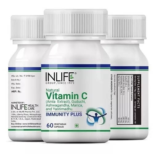 Inlife Natural Vitamin C (Amla) Capsules 