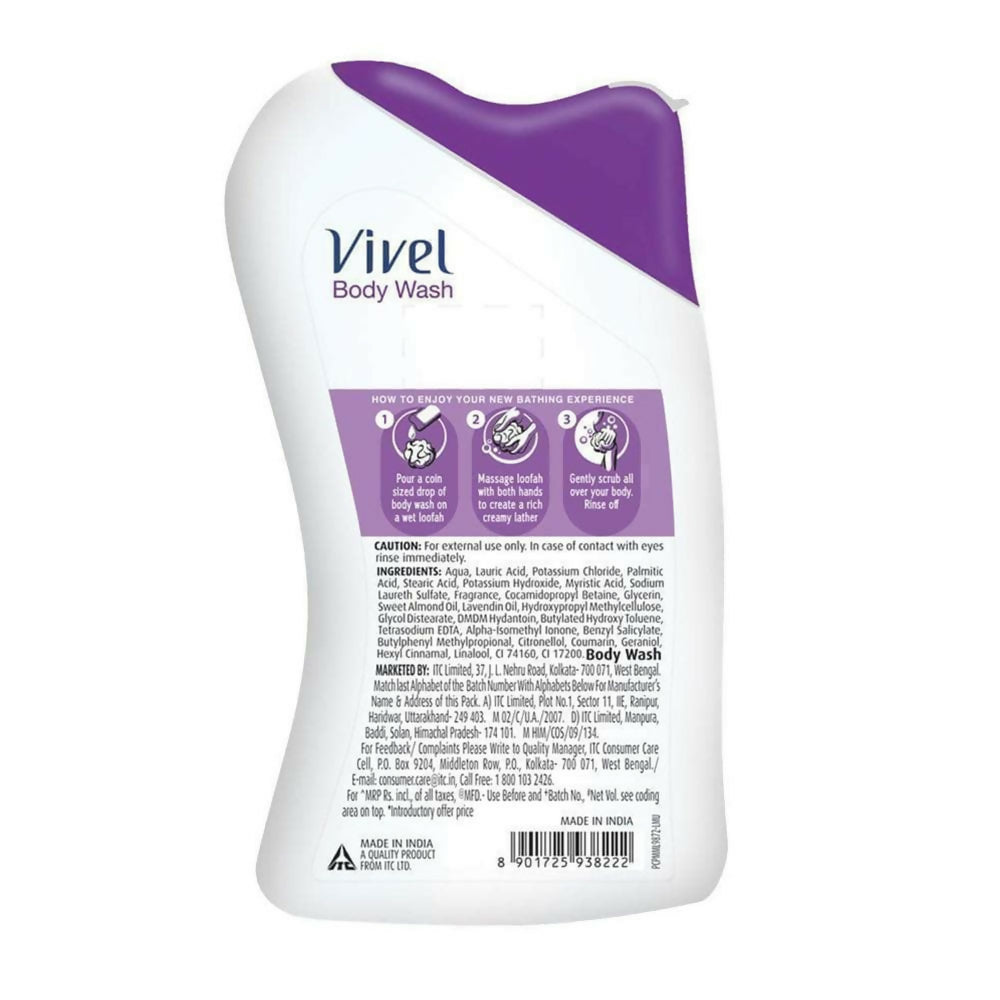 Vivel Lavender & Almond Oil Body Wash  Grab2Buy Vivel Grab2Buy