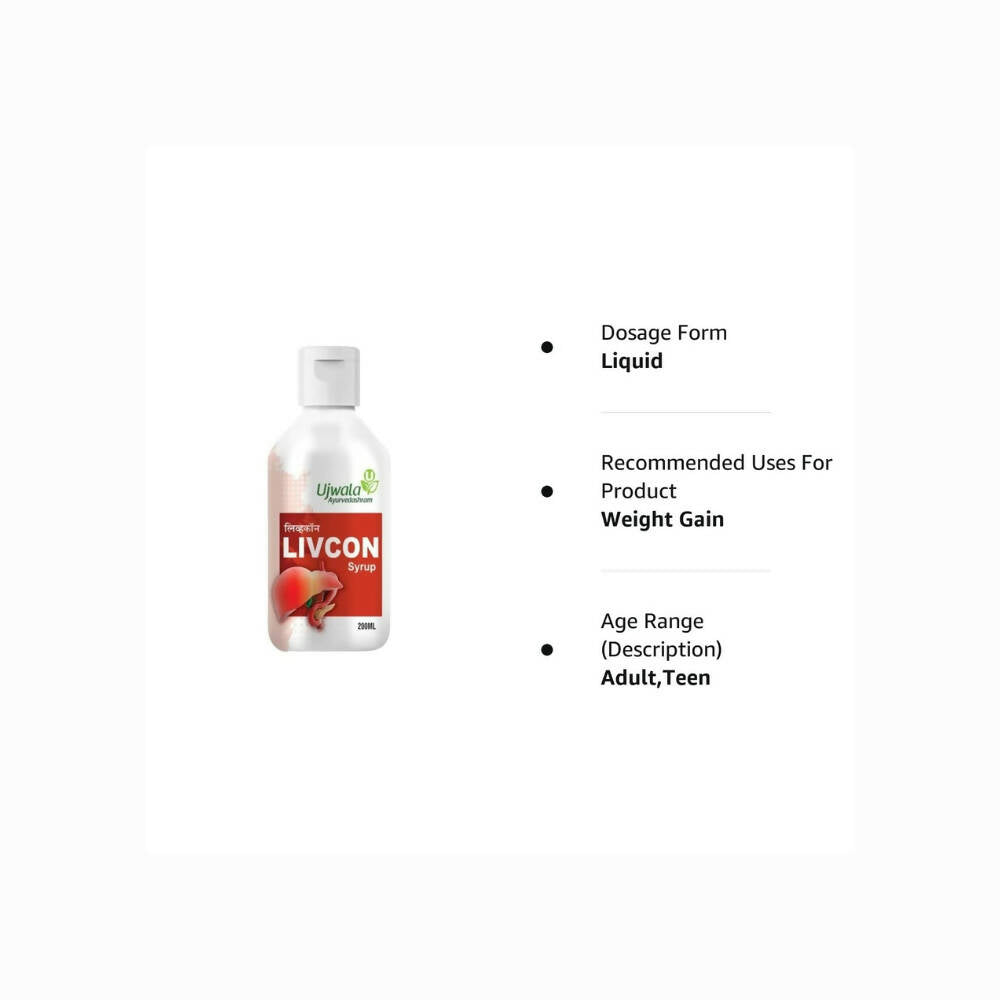 Ujwala Ayurvedashram Livcon Syrup 
