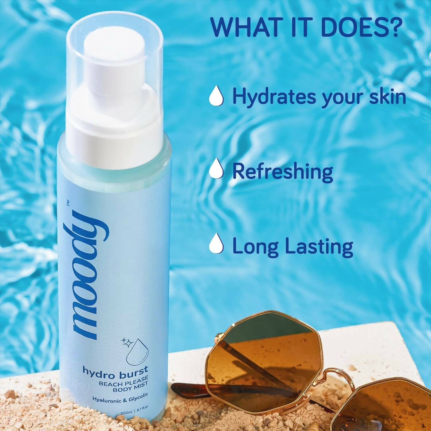 Moody Hydro Burst Beach Please Body Mist 