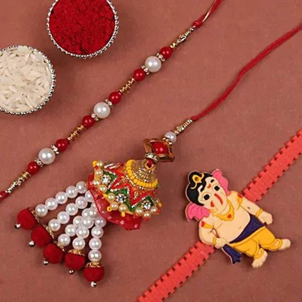 Family Rakhi Set With Dairy Milk Chocolates