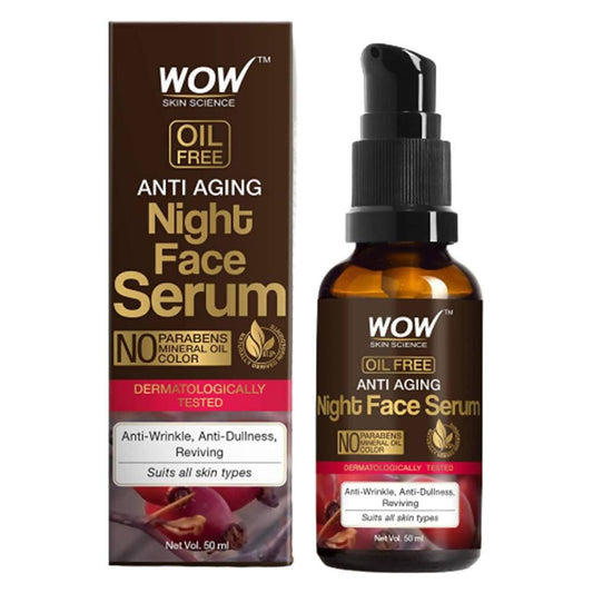 Wow Skin Science Oil Free Anti Aging Night Face Serum  Grab2Buy Wow Skin Science Grab2Buy