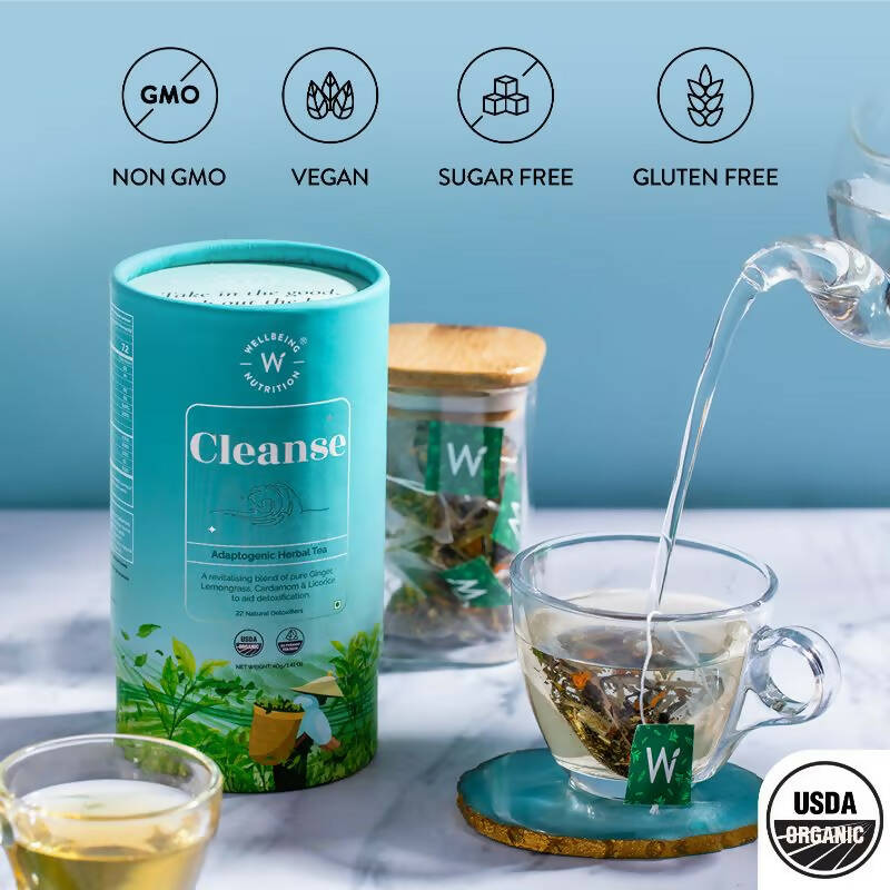 Wellbeing Nutrition Cleanse Herbal Tea  Grab2Buy Wellbeing Nutrition Grab2Buy