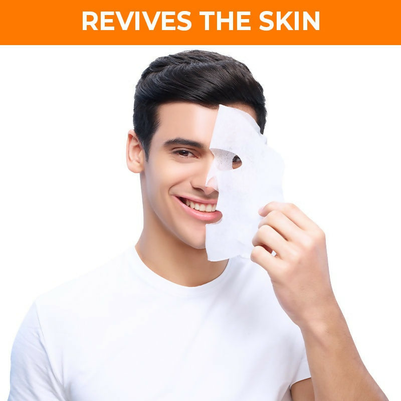 Nykaa Skin Secrets Indian Rituals Sandalwood + Orange Peel Sheet Mask For Glowing & Calm Skin 