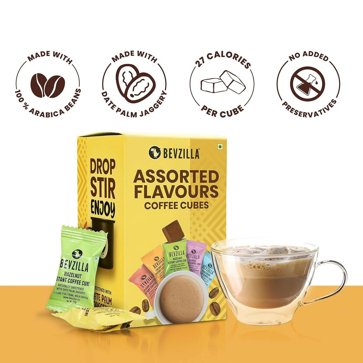 Bevzilla Assorted Flavours Coffee Cubes 