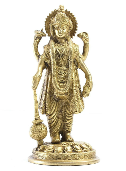 Mohan Jodero Brass Lord Vishnu Idol - Grab2buy