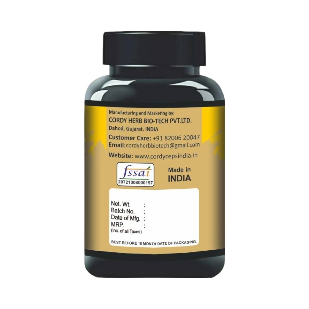 Cordy Herb Curcumin With Bioperine Extract Capsules - Grab2buy