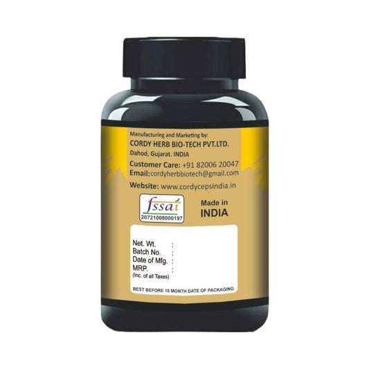 Cordy Herb Curcumin With Bioperine Extract Capsules - Grab2buy