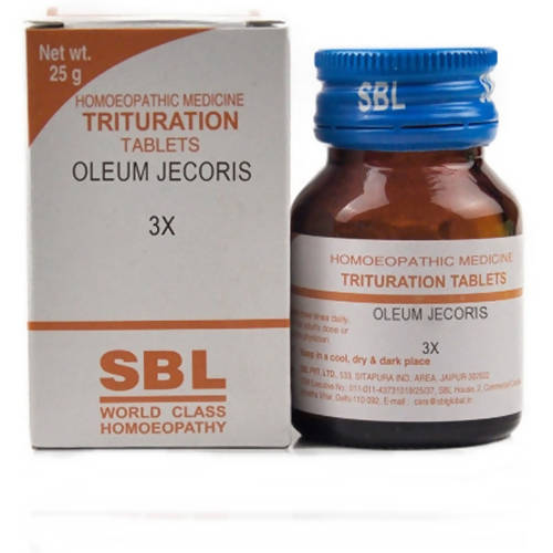 SBL Homeopathy Oleum Jecoris Trituration Tablets 