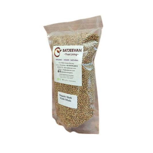 Satjeevan Organic Moth Matki Whole - Grab2buy