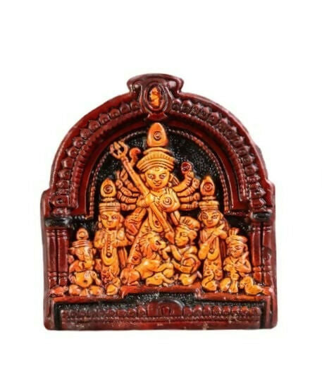 Haus Fabula Handcrafted Terracotta Goddess Durga Idol - Grab2buy