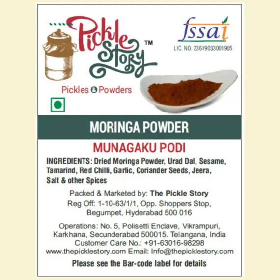 The Pickle Story Moringa Powder (Mungakku Podi) 