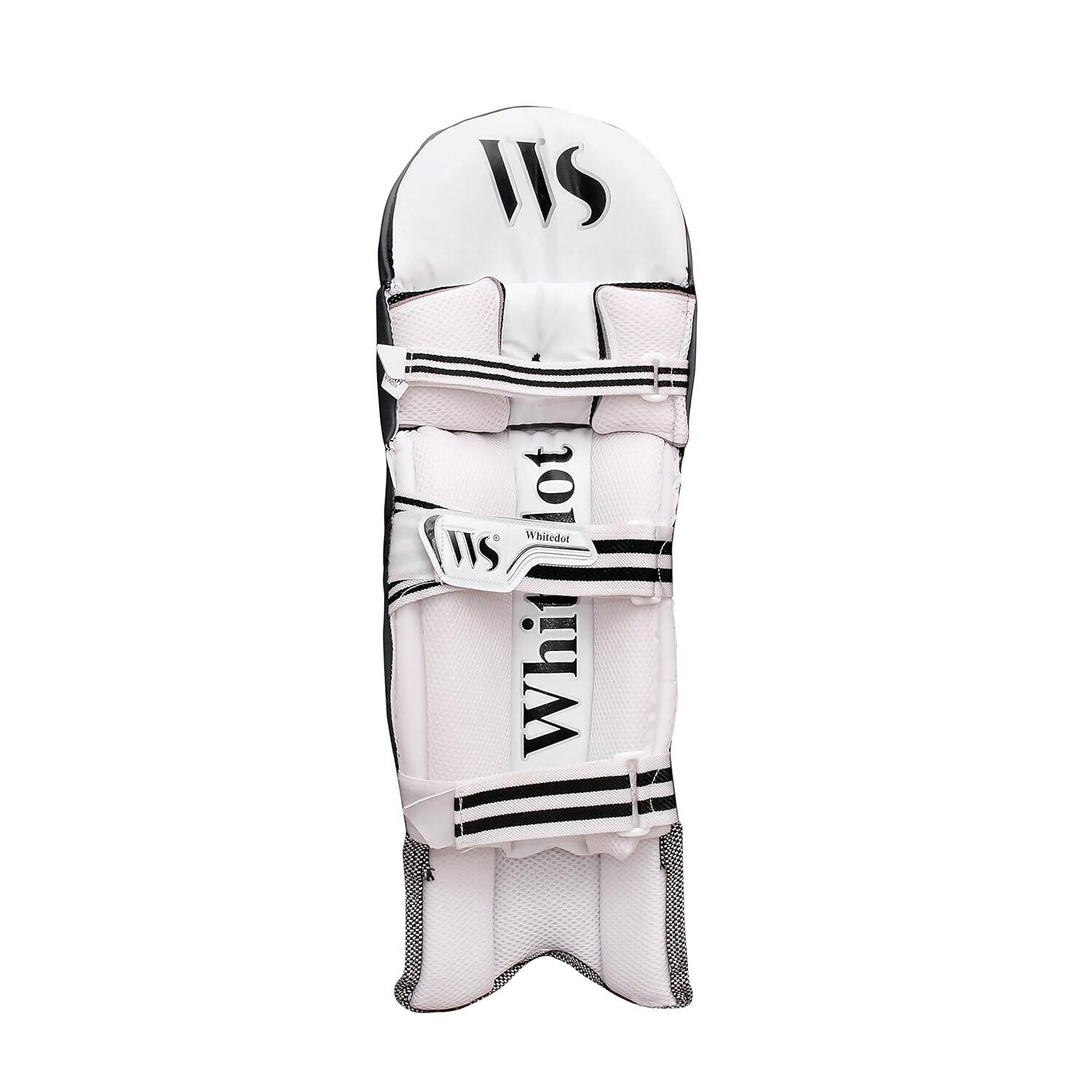 Whitedot Dot 2.1 Pu New Cricket Batting Pad (Youth/Medium, Navy Blue) 