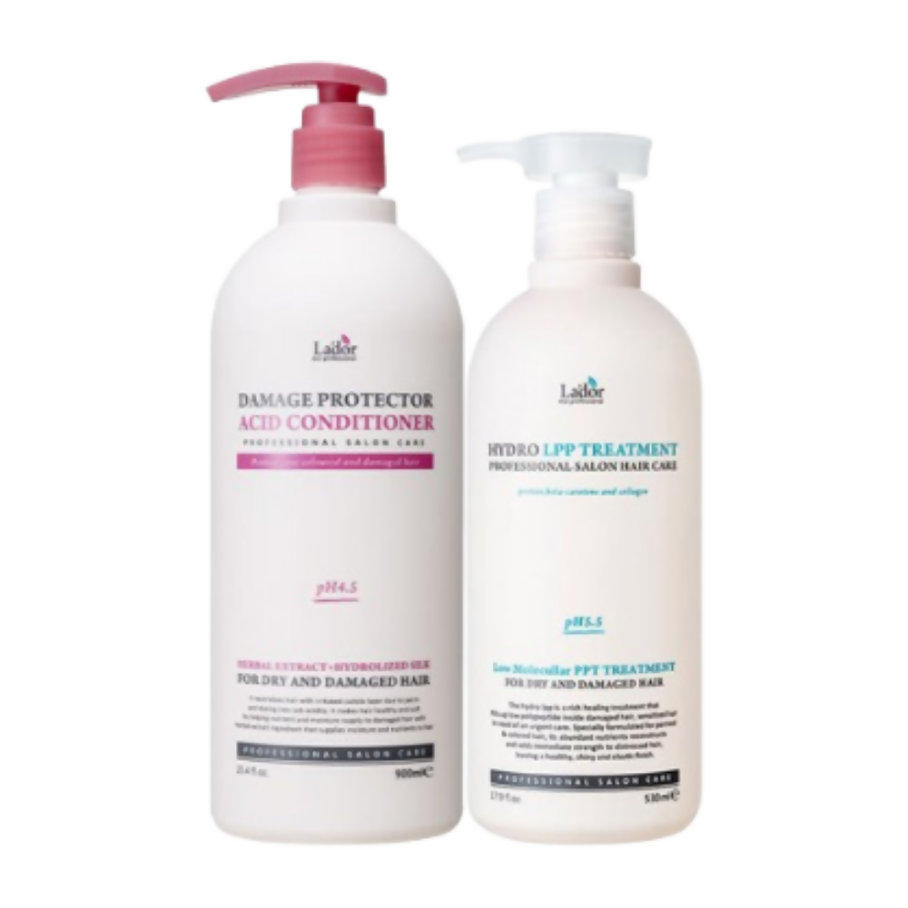 La'dor Damage Defense Duo Combo - Damage Repair Conditioner And Hair Treatment | Grab2Buy