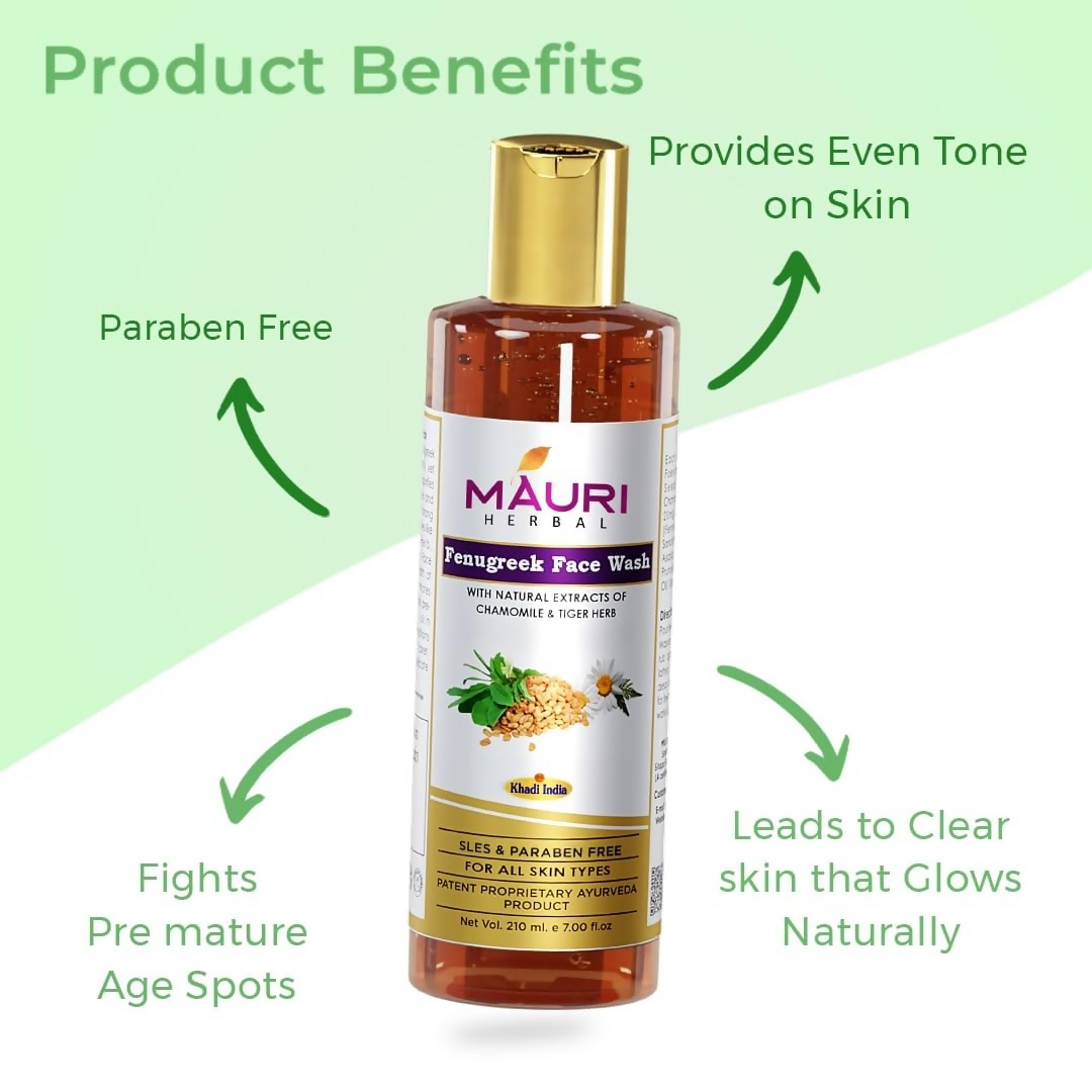 Khadi Mauri Herbal Fenugreek (Methi) Face Wash 