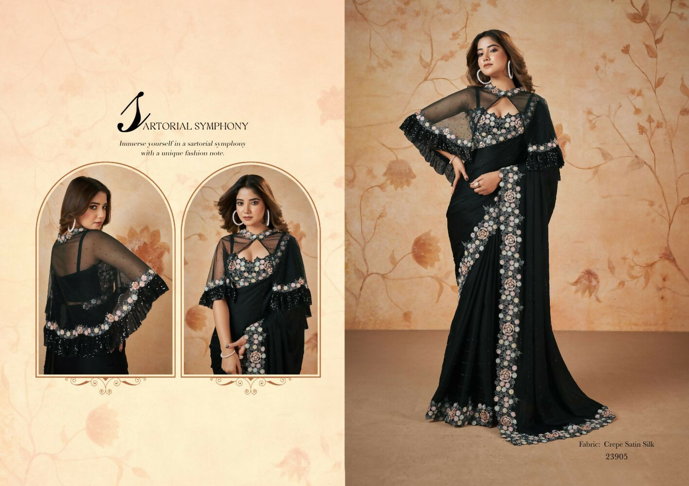 Thread,Sequence,Cord Embroidered with Stone & Moti Work - Mohmanthan Dakshika  Grab2Buy Mohmanthan Dakshika Grab2Buy