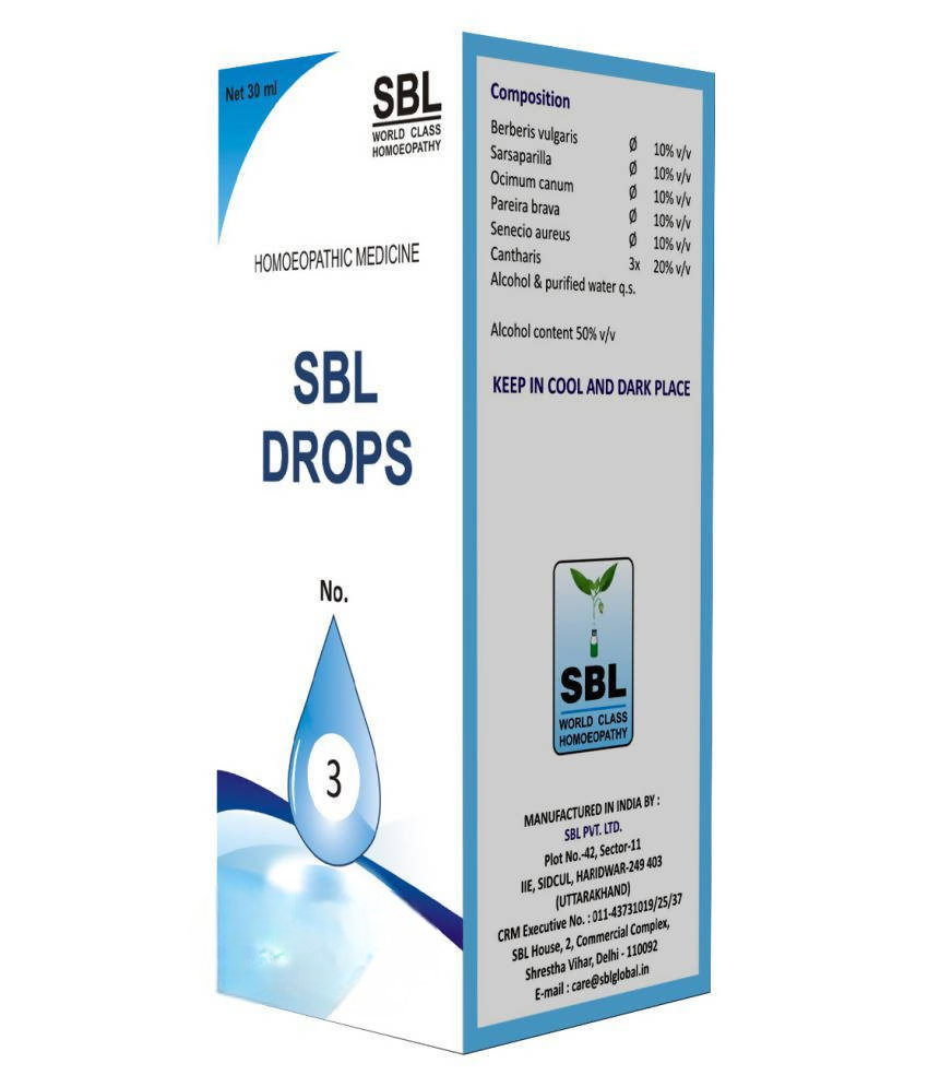 SBL Homeopathy Drops No. 3 