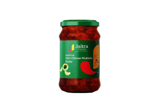 Jaitra Foods Guntur Usiri Chinna Mukkalu Pickle - Grab2buy