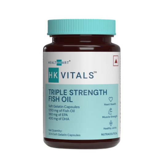 HK Vitals Triple Strength Fish Oil Capsules 