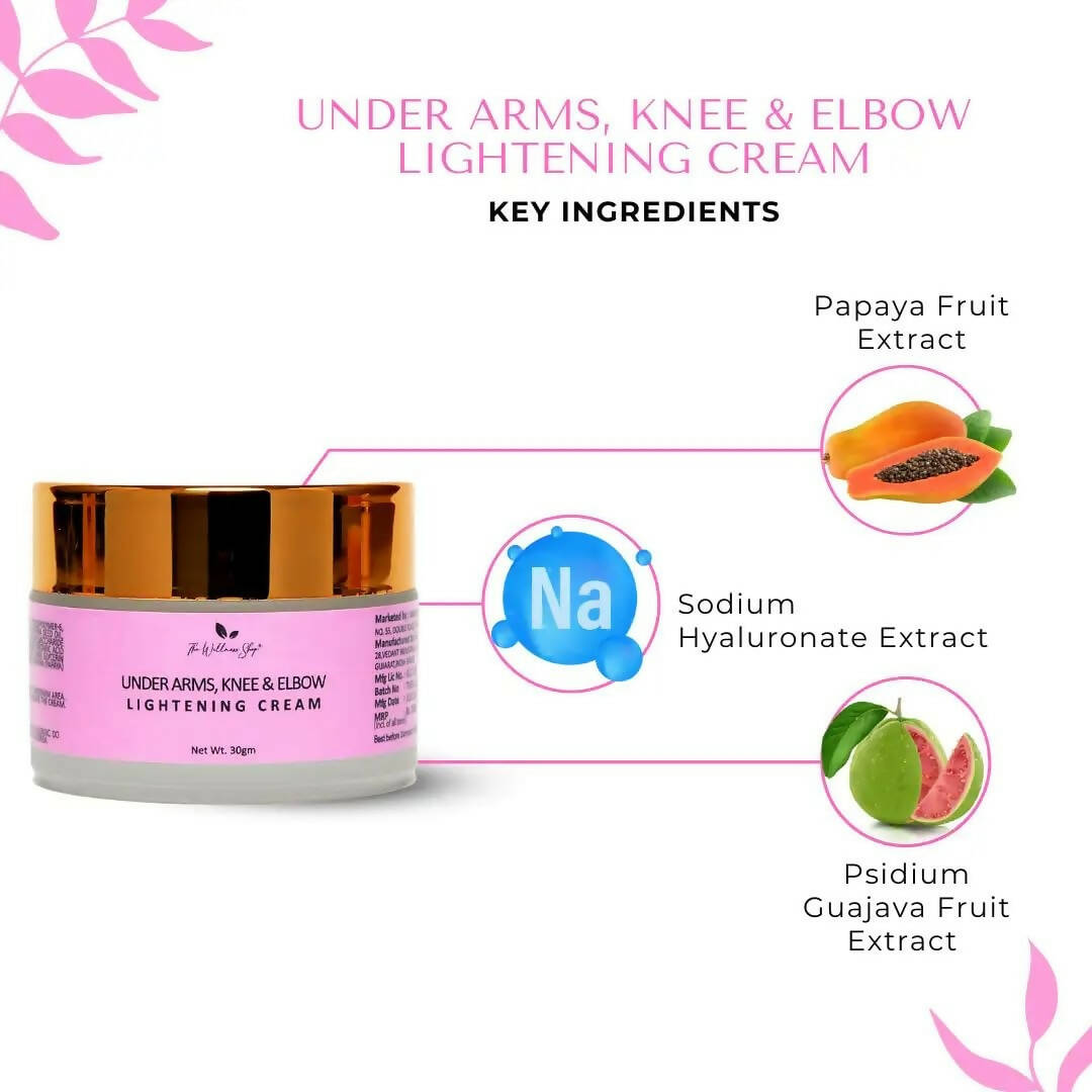 The Wellness Shop Under Arms, Knee and Elbow Lightening Cream  Grab2Buy The Wellness Shop Grab2Buy