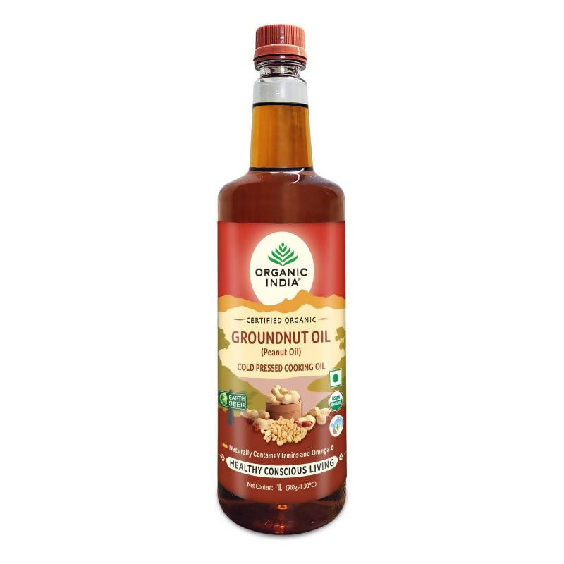 Organic India Groundnut Oil (Peanut Oil) 