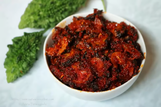 Tenali Ruchulu Kakarakaya Pickle  Grab2Buy Tenali Ruchulu Grab2Buy
