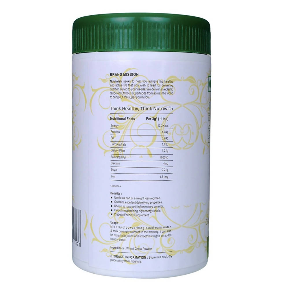 Nutriwish Wheat Grass Powder 