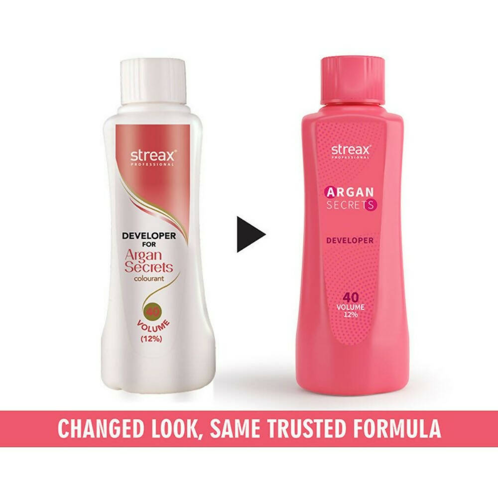 Streax Professional Developer for Argan Secrets Colourant - 40 Volume 12% - Grab2buy