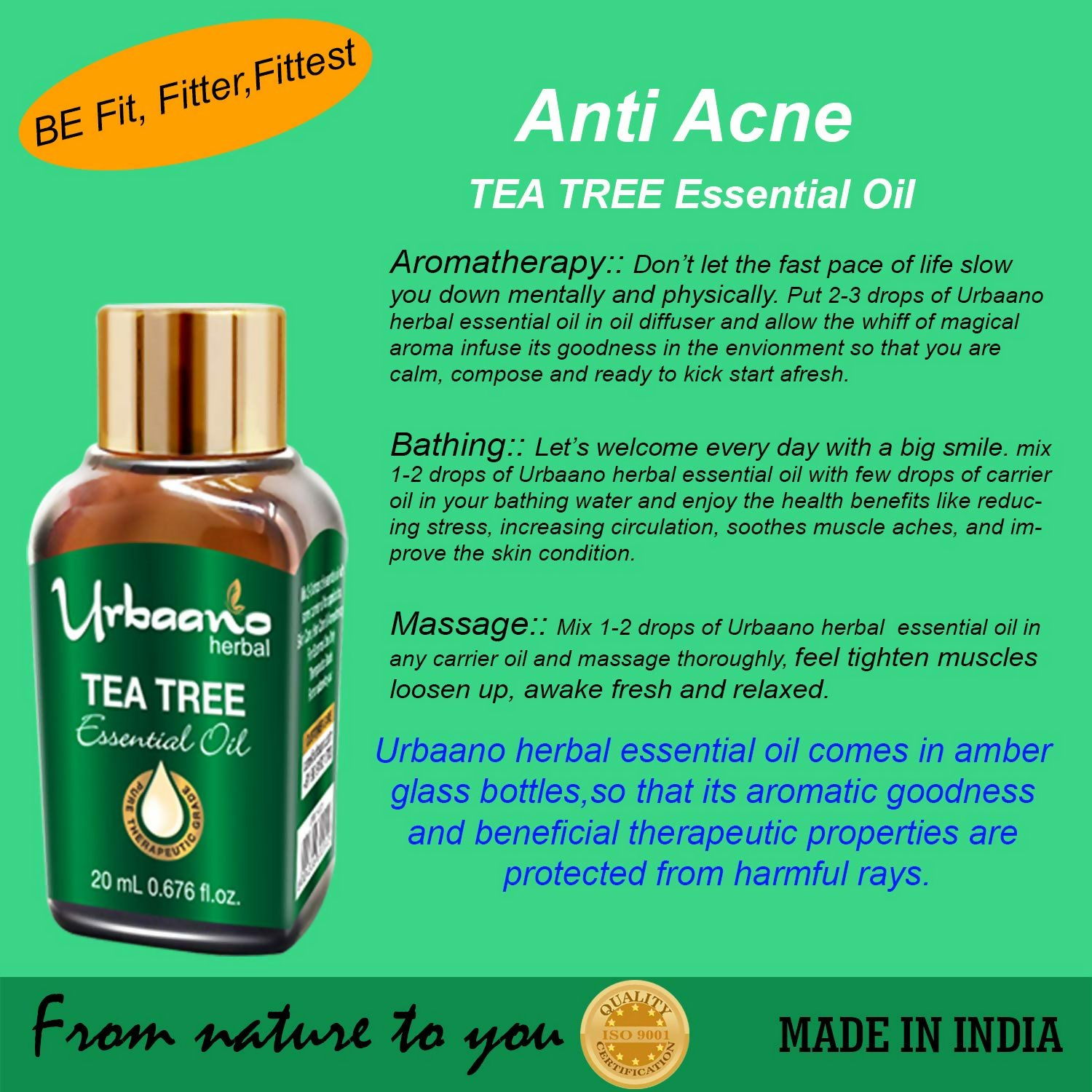 Urbaano Herbal Tea Tree Essential Oil 