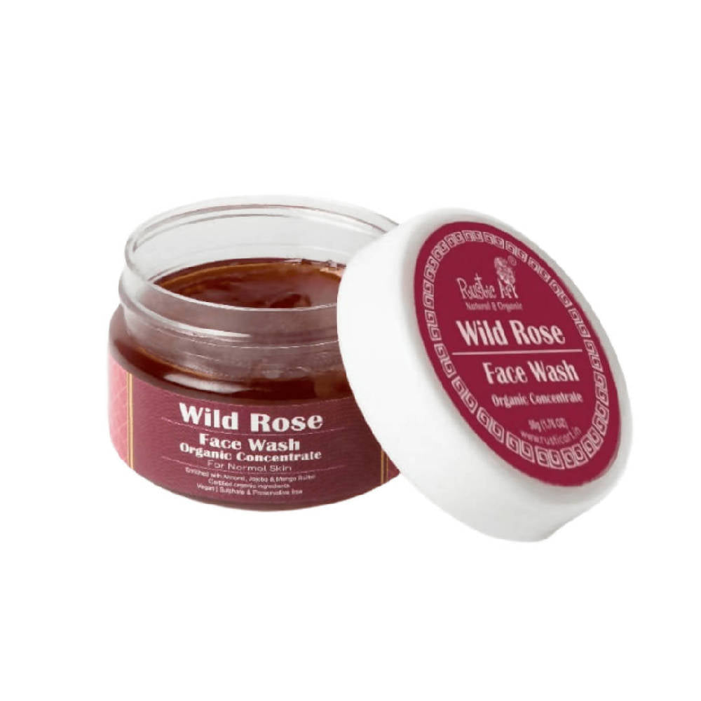 Rustic Art Wild Rose Face Wash usage