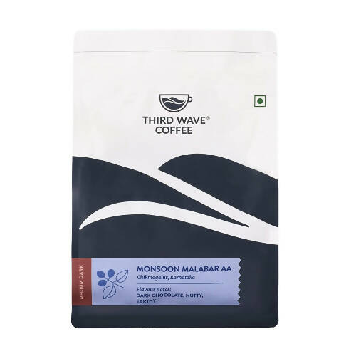 Third Wave Coffee Monsoon Malabar AA Blend-Medium Dark Roast  Grab2Buy Third Wave Coffee Grab2Buy