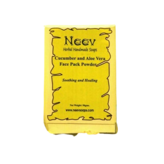 Neev Herbal Handmade Soaps Cucumber and Aloe Vera Face Pack Powder