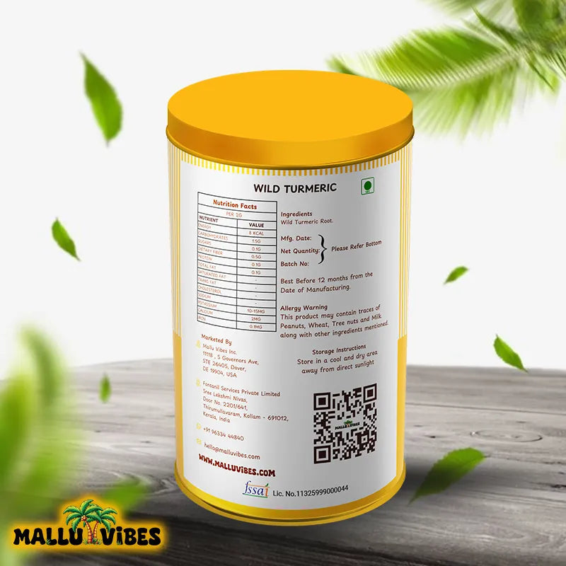 Mallu Vibes Wild Turmeric Mallu Vibes