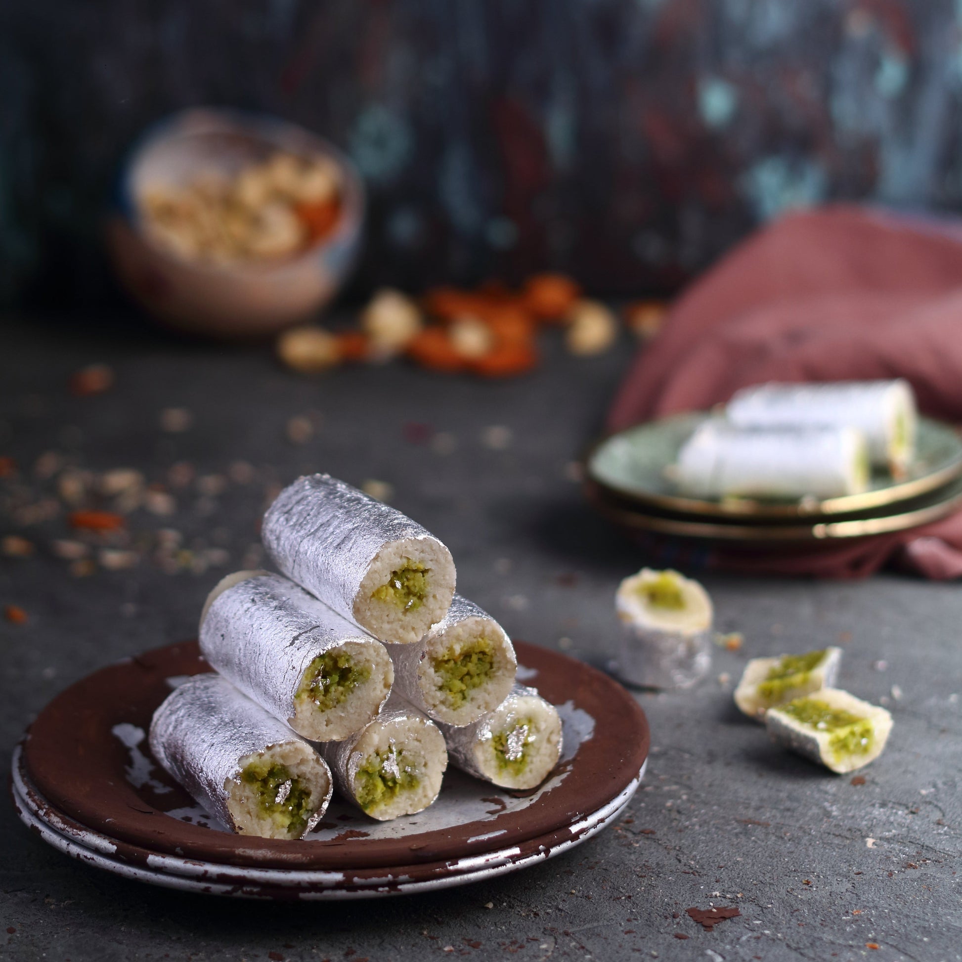 Almond House Badam Pista Roll 