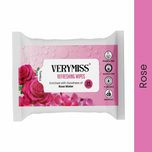 VERYMISS Rose Refreshing Face Wipes  Grab2Buy VERYMISS Grab2Buy