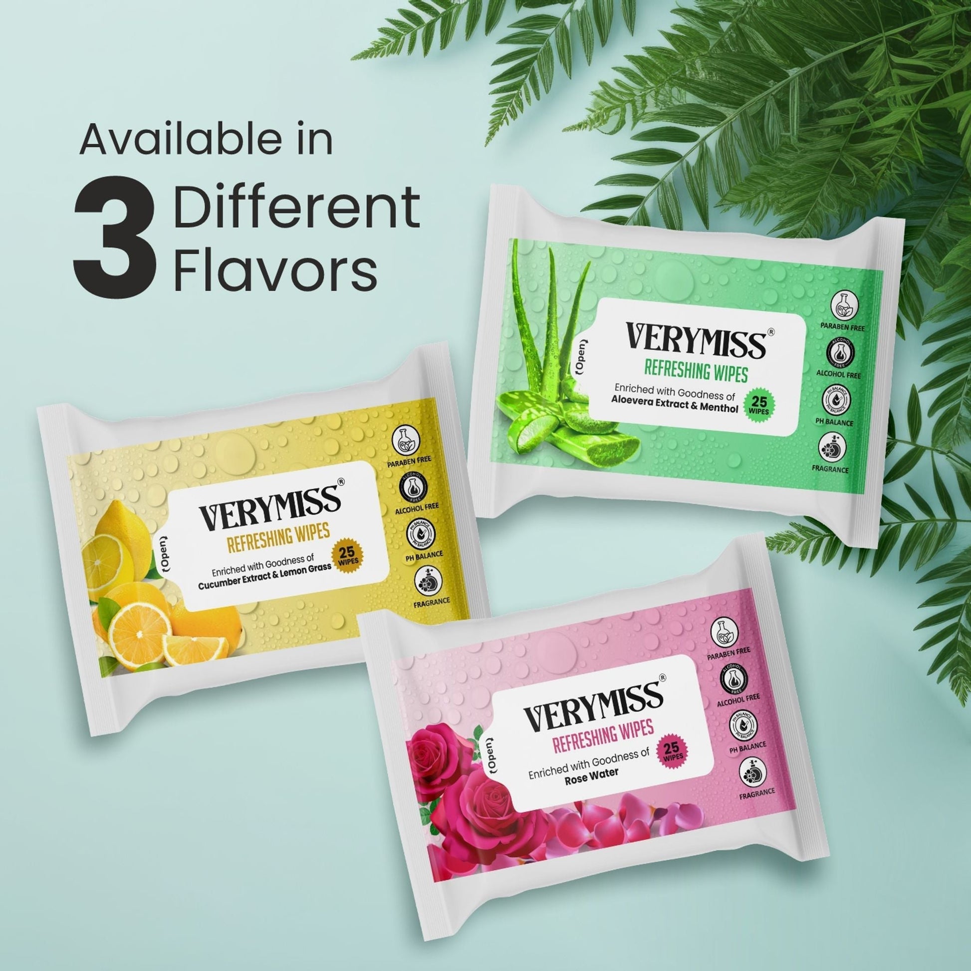 VERYMISS Rose Refreshing Face Wipes  Grab2Buy VERYMISS Grab2Buy