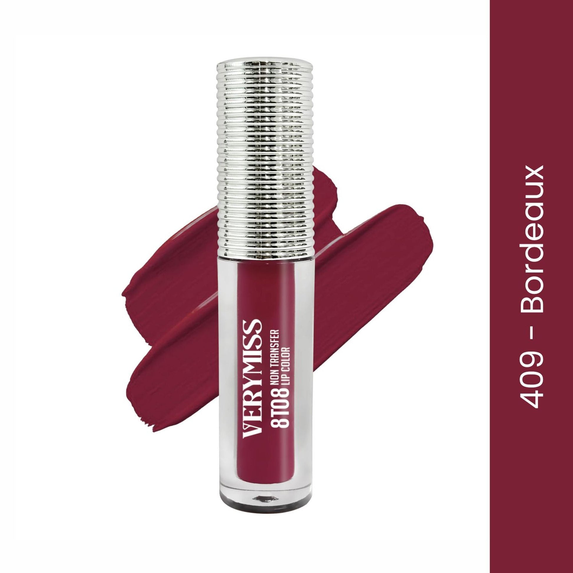 VERYMISS 8 To 8 Non Transfer Lip Color - 409 Bordeaux  Grab2Buy VERYMISS Grab2Buy