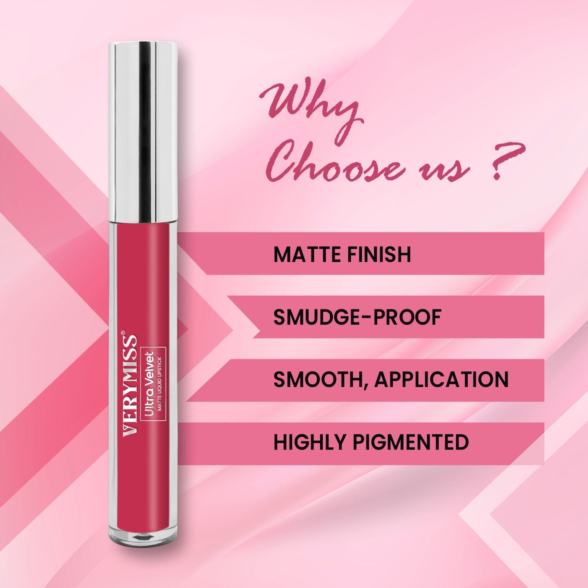 VERYMISS Ultra Velvet Matte Liquid Lipstick - 205 Carmine  Grab2Buy VERYMISS Grab2Buy