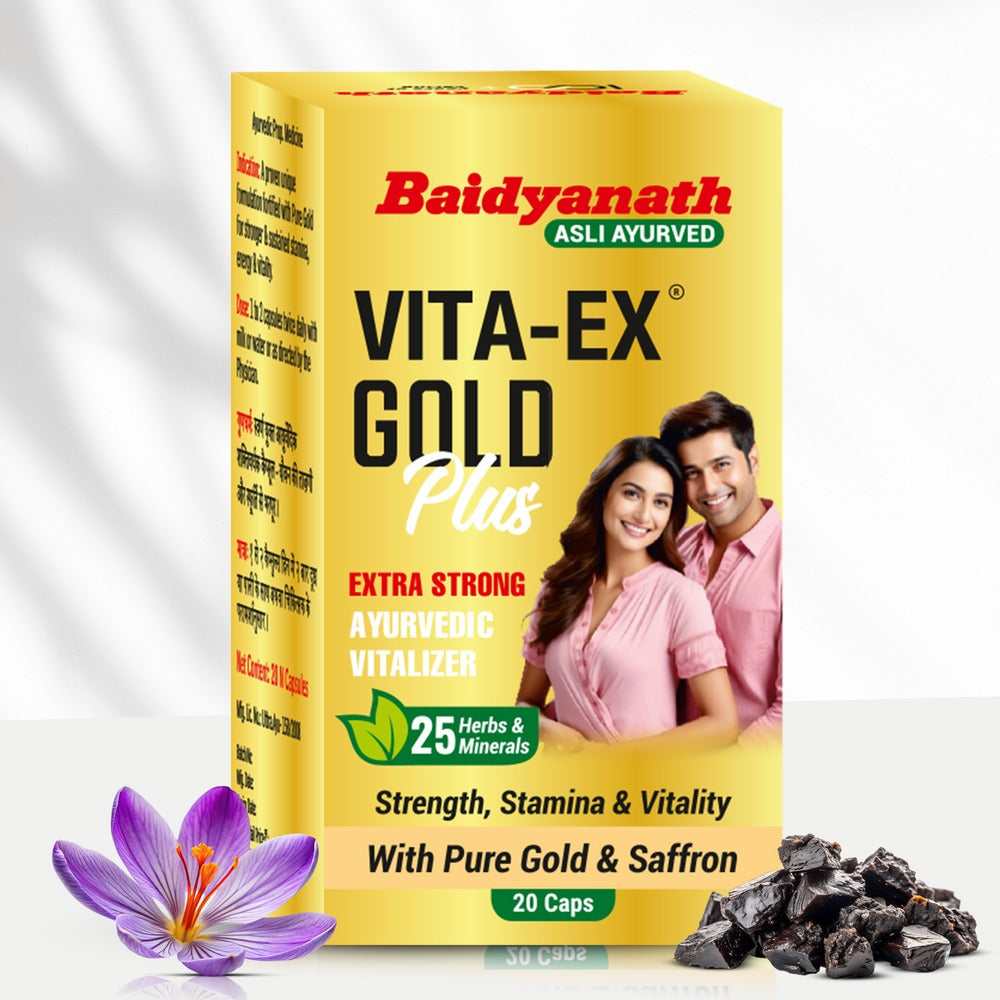 Baidyanath Vita Ex Gold Plus Capsules 