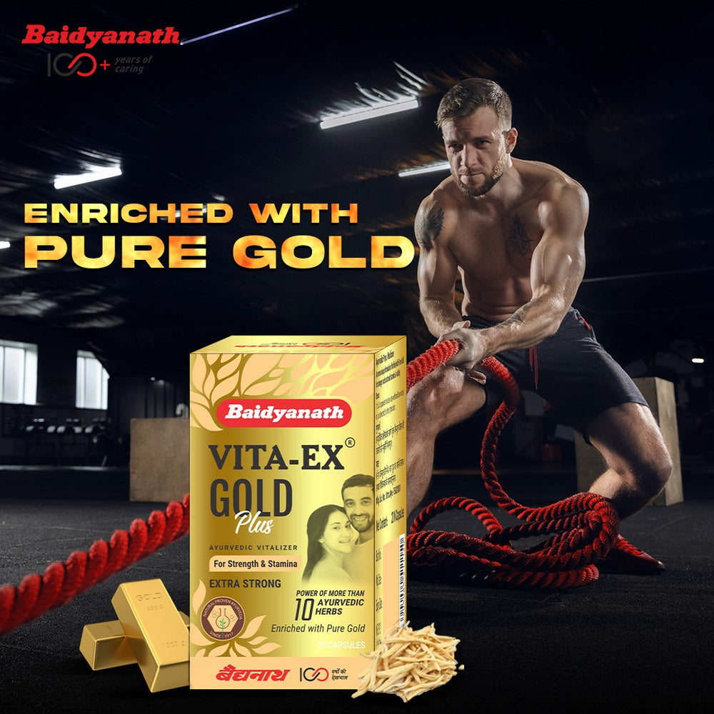 Baidyanath Vita Ex Gold Plus Capsules 