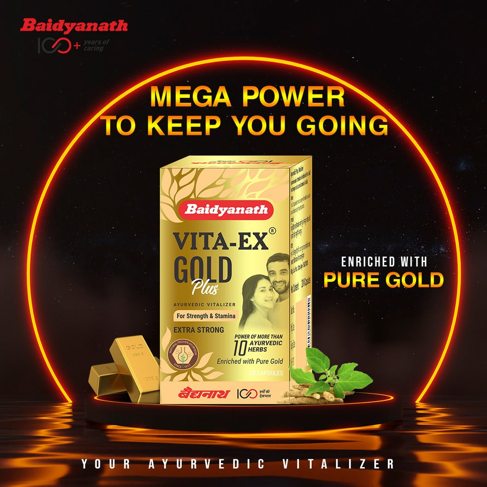 Baidyanath Vita Ex Gold Plus Capsules 