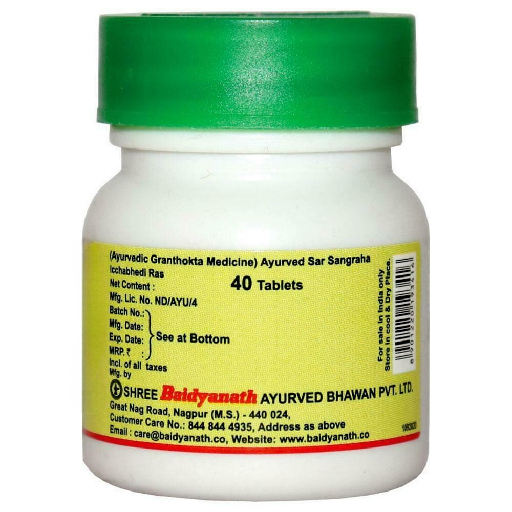 Baidyanath Icchabhedi Ras 40 Tab 
