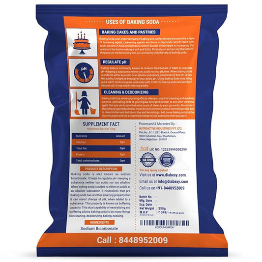 NutroActive Ultra Pure Baking Soda Diabexy NutroActive